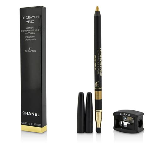 chanel le crayon yeux 01 noir black eyeliner for women, 0.03 ounce|chanel eye definer 01.